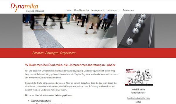 Webdesign - Dynamika GmbH